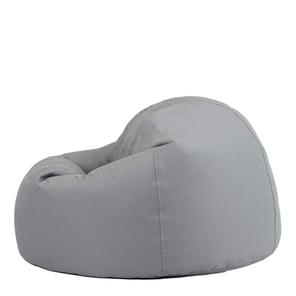 image 1 of Adult Classic Beanbag Outdoor Waterproof Bean bags Ready Filled - Grey | Grey | Grey | 1