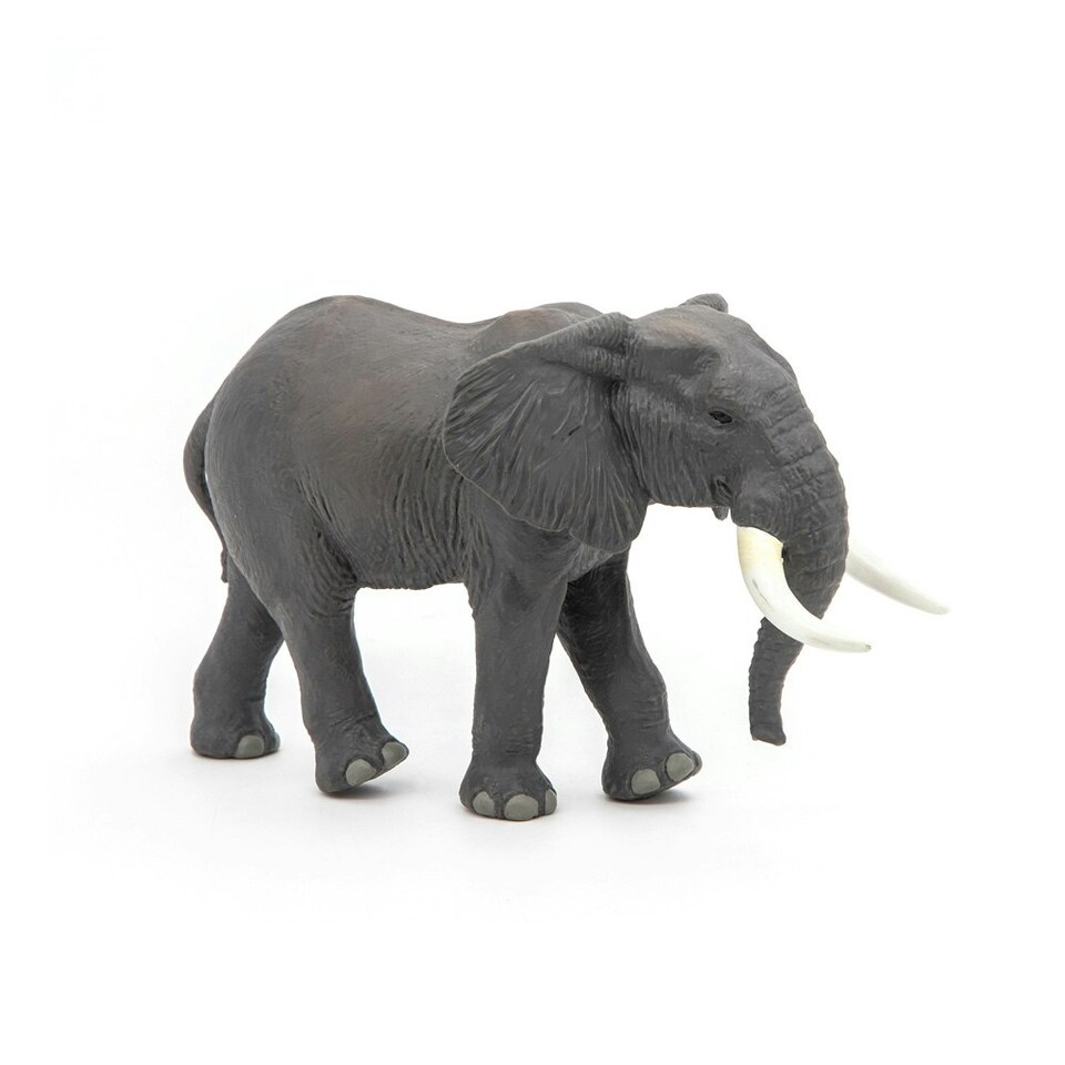 image 1 of PAPO Wild Animal Kingdom African Elephant Toy Figure