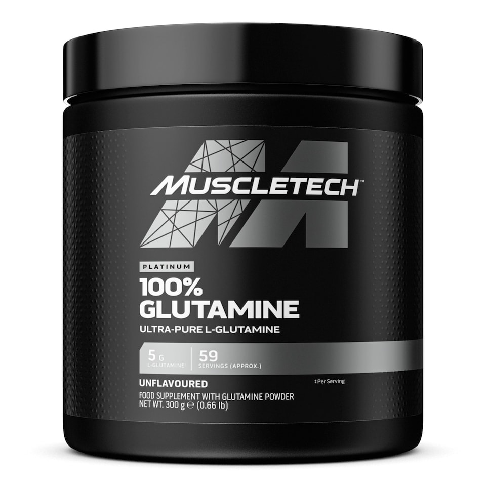 image 1 of MuscleTech Platinum 100% Glutamine 300g Food Supplement Unflavoured