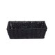 image 2 of Large Black Paper Rope Tray | Black | Black | Large