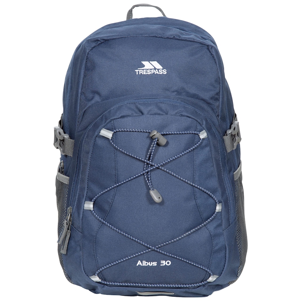 image 1 of Trespass Mens Backpack Albus - Perfect Rucksack For School Hiking Camping Or Work, 30 Litre With Padded Straps, Multi Function With Internal Pockets