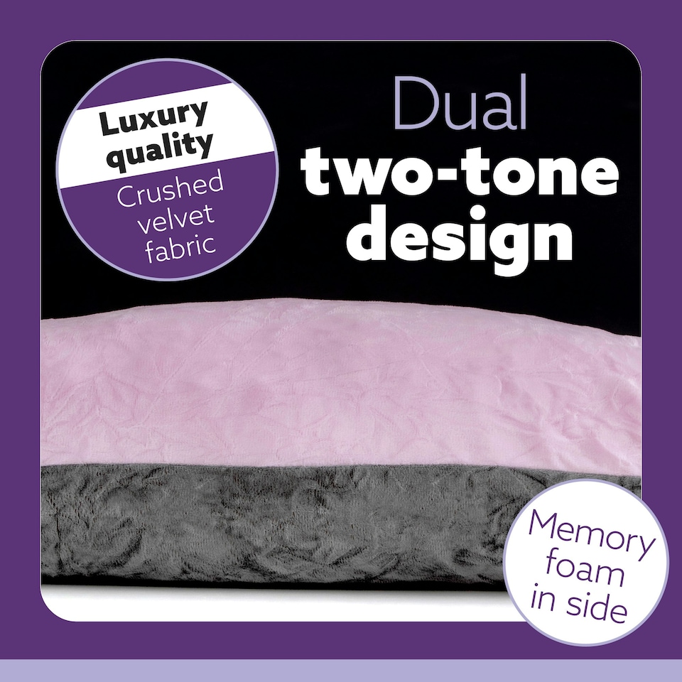 image 1 of Aamira J-Shaped Pregnancy Pillow Memory Foam Maternity Nursing Support Cushion Pink & Dark Grey | Grey | Grey | 140cm | 1