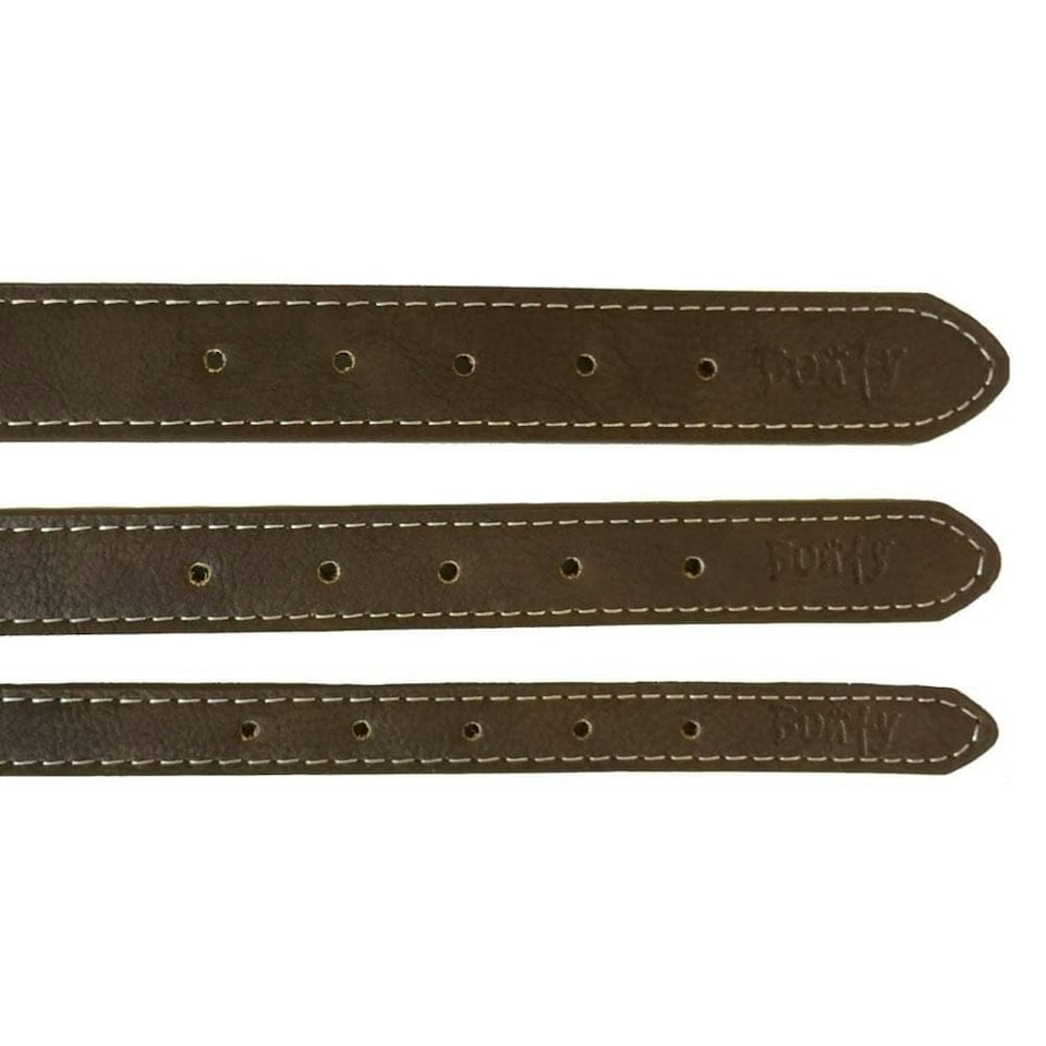 image 1 of Dog Collar - Leather Style Brown | M