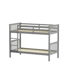 Oliver Grey Single Wooden Bunk Bed