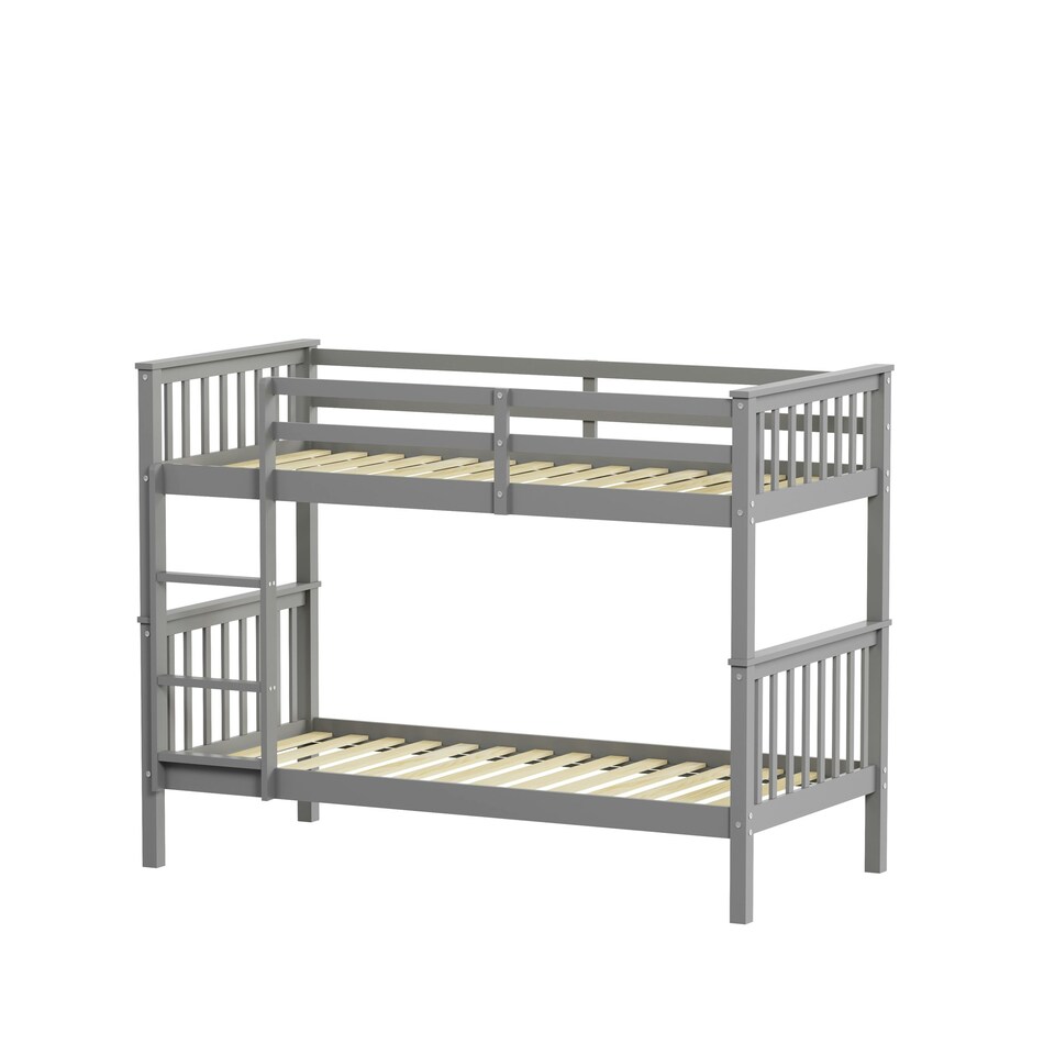 image 1 of Oliver Grey Single Wooden Bunk Bed