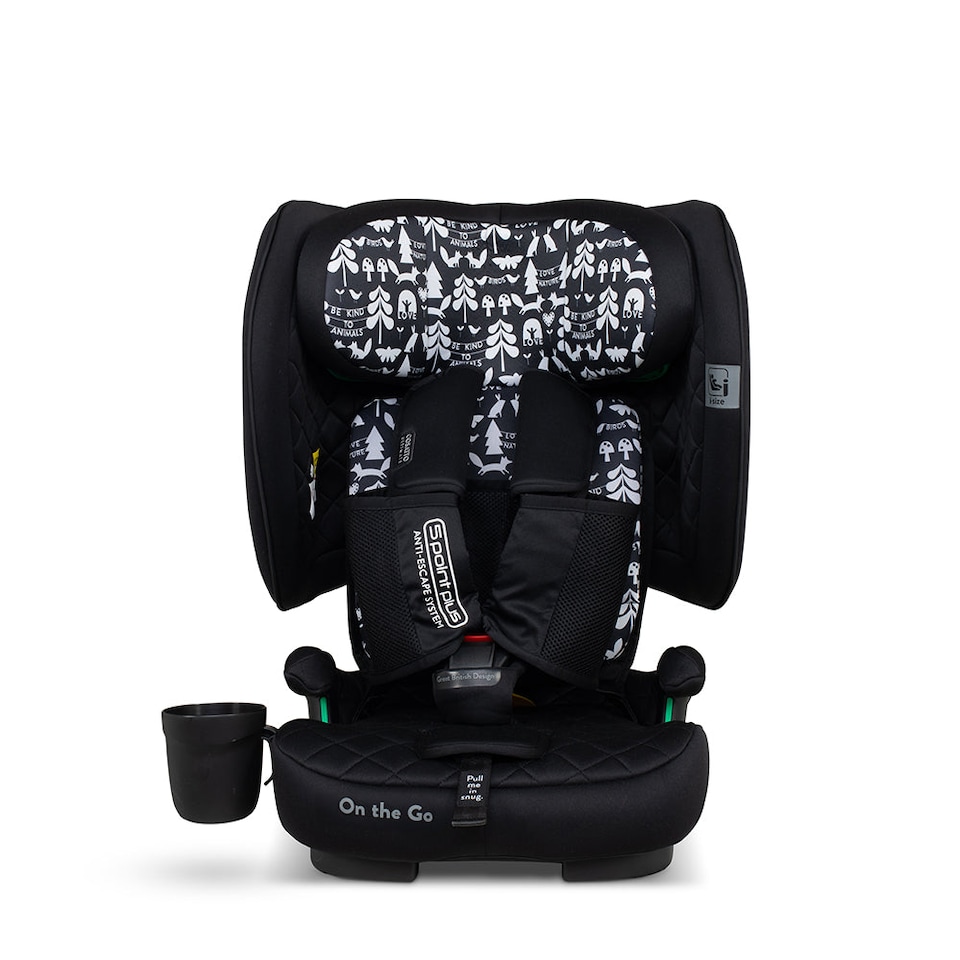 image 1 of Cosatto On The Go iSize Travel Car Seat Lightweight Foldable Booster, Quick Fit, R129 Safety