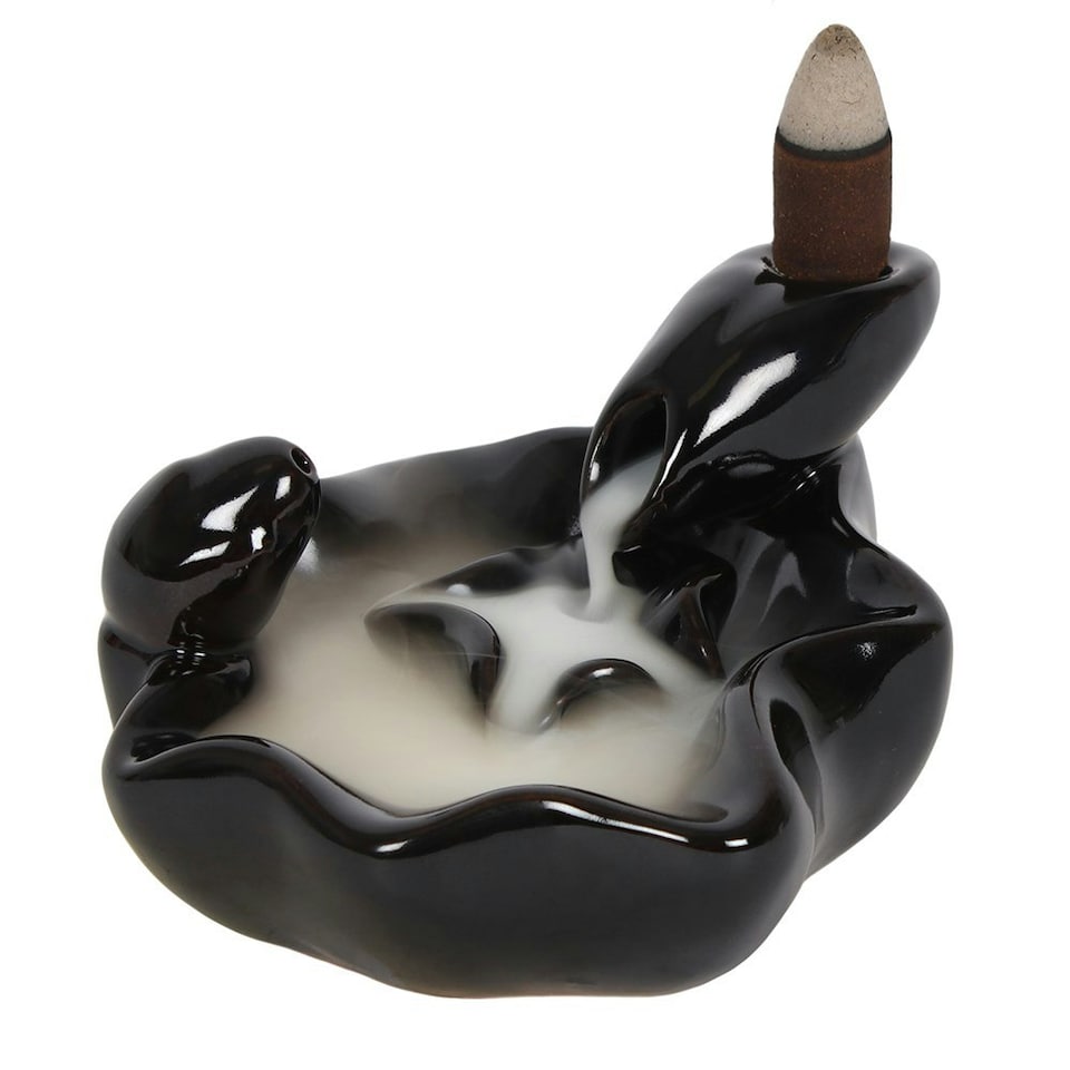 Pool To Pool Backflow Incense Burner - Black - One Size