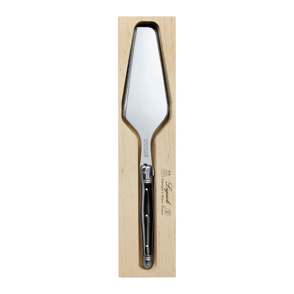 image 1 of Laguiole Cake Server in Wooden Gift Tray