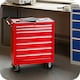 image 8 of Tool Chest - 7 drawers, 4 wheels, central locking Red | Red