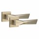 image 2 of Golden Grace 4 Pairs Modern Aura Design Premium Door Handles on Square Rose in Antique Brass Finish Gold