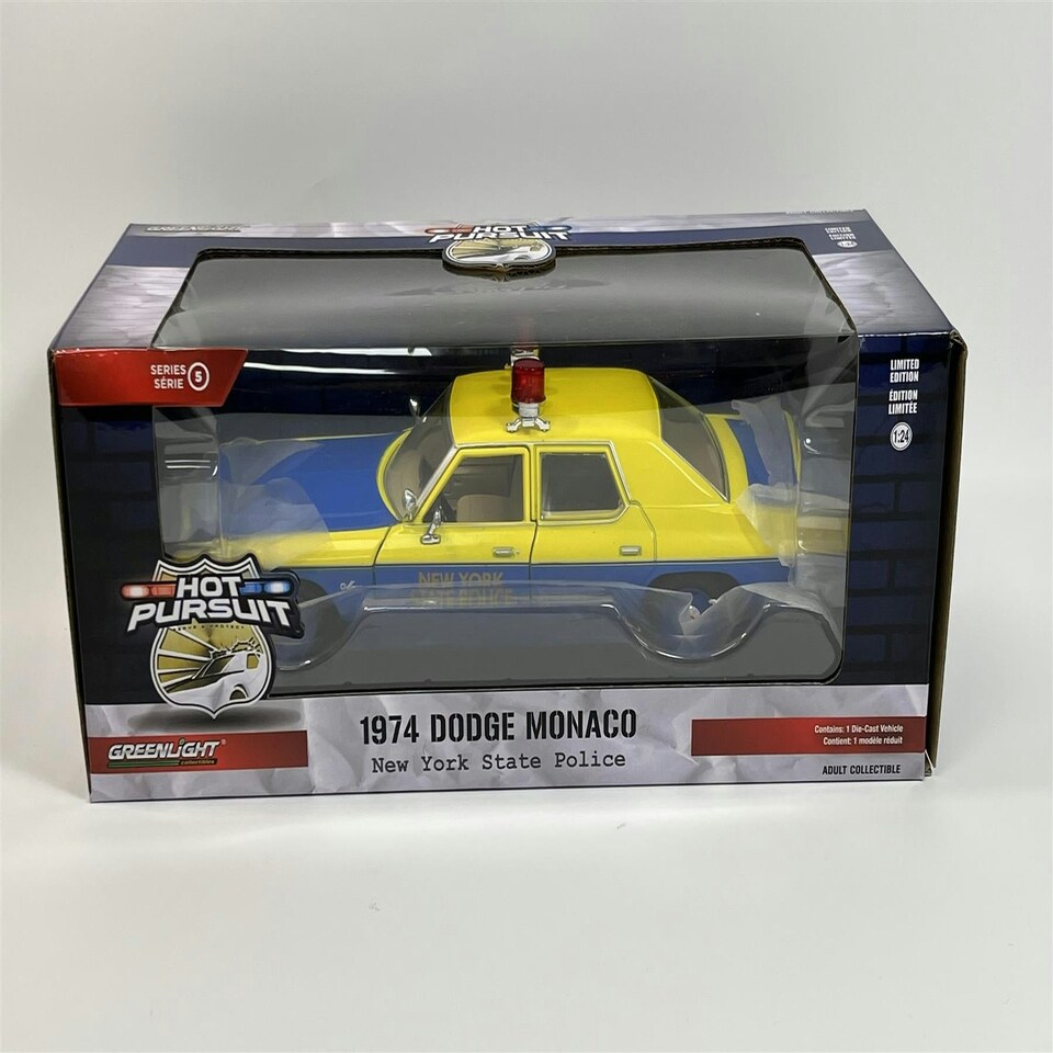 image 1 of 1974 Dodge Monaco NYSP New York State Police 1:24 Scale Greenlight 85551