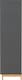 image 6 of Cleveland 2 Door Wardrobe - L52 x W80 x H192 cm - White/Grey Metal Effect | Grey