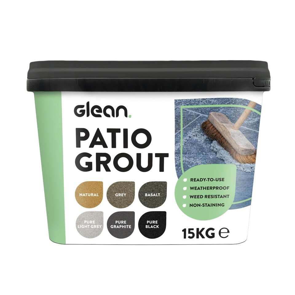 image 1 of Glean Patio Grout - Basalt - 15kg