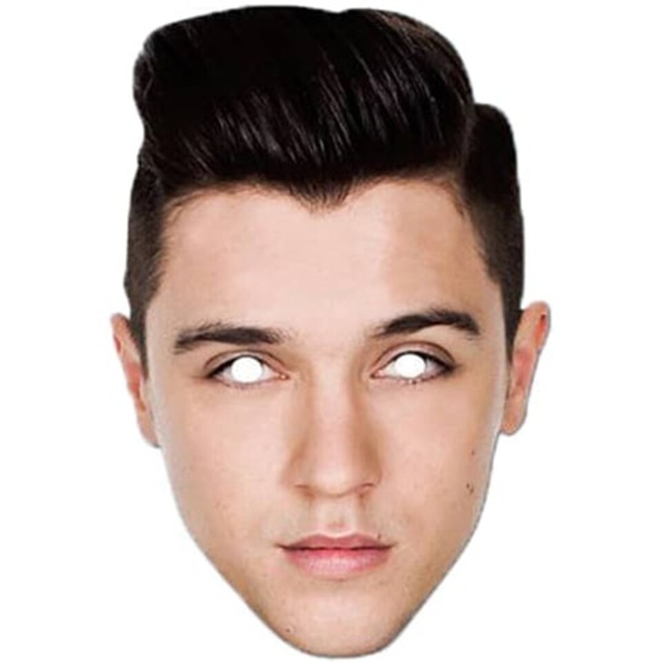 Union J JJ Celebrity Cardboard Face Mask