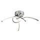 image 4 of Twist - Chrome LED Flush Ceiling Light | Chrome | 1