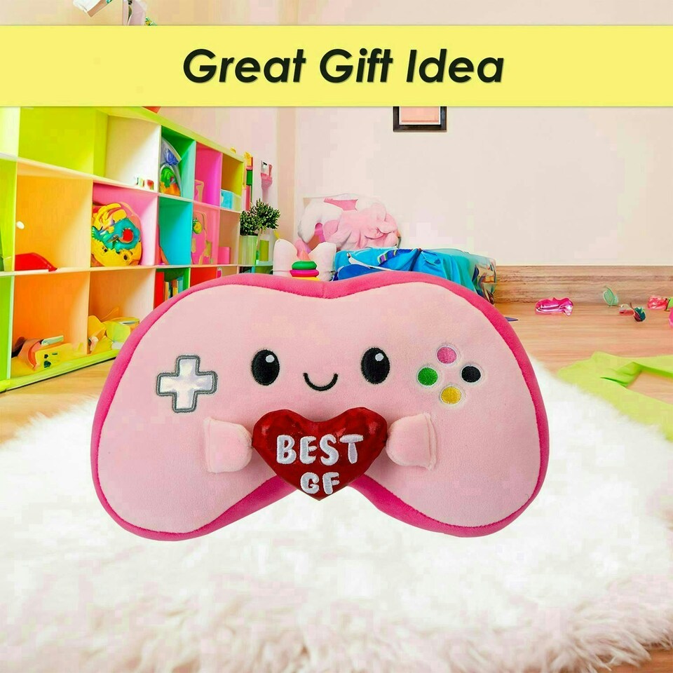 image 1 of Controller Soft Toy Cute Plushie Huggable Cuddly Stuffed Toy Gift 20cm Pink