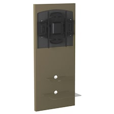 Mercury with 2 shelves in raw mdf with bracket Cream | Raw MDF