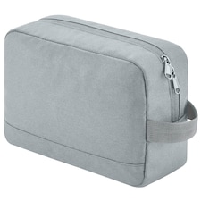 Bagbase Essentials Recycled Toiletry Bag - Pure Grey - One Size Grey
