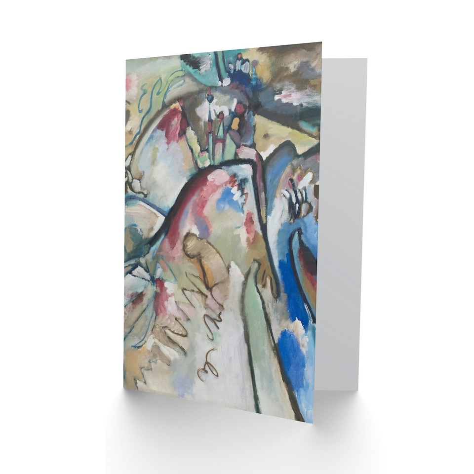 image 1 of Wassily Kandinsky Art Card Improvisation 21A Abstract Landscape