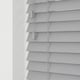 image 2 of 195cm Pebble Grey Wooden Venetian Blinds With Strings (130cm drop) | Grey | Grey