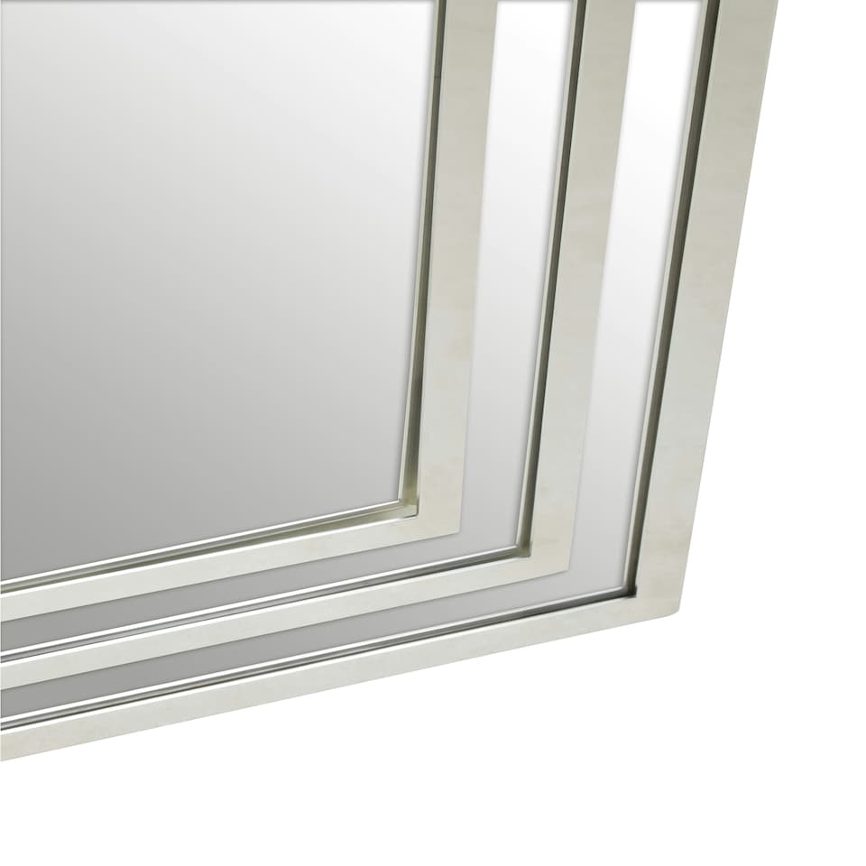 image 1 of Interiors by Premier Silver Frame Wall Mirror Silver