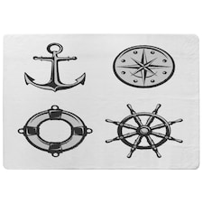 Nautical Icons (Rug) Multi | XL: 160x230cm