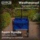 image 4 of Blue Heavy Duty Foldable Garden Festival Trolley Cart Wagon Truck