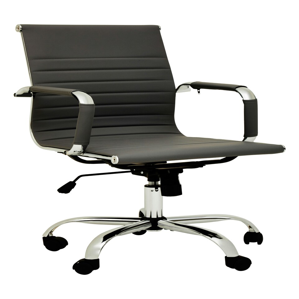 image 1 of Interiors by Premier Brent Black Low Back Home Office Chair