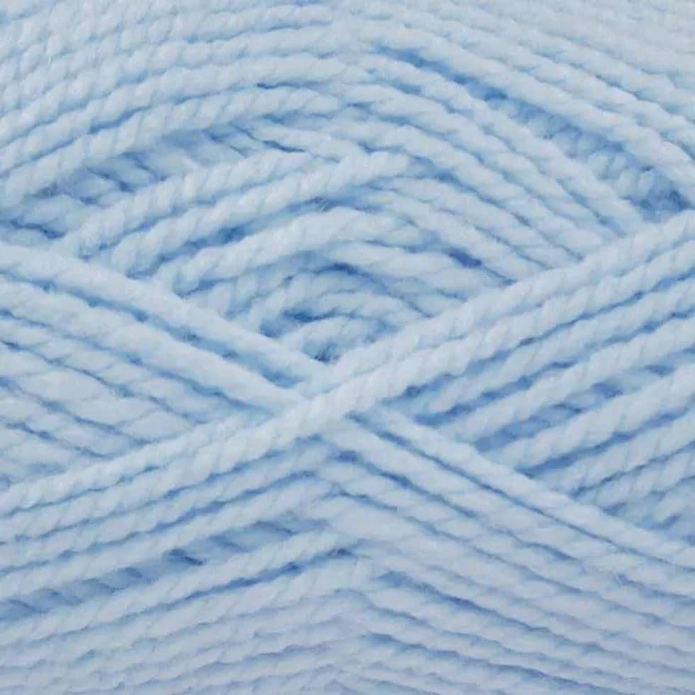 King Cole Blue Big Value Baby Chunky Yarn (Value Pack 12 x 100g Balls) For Crochet, Knitting - 152m per ball