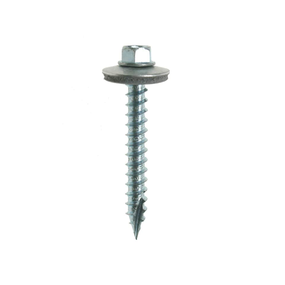 Jcp Fixings Metalfix Gash Point Screws 6.3 x 125mm Box of 100 | Silver | 6.3 x 125mm