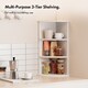 image 3 of VonHaus Holbrook White Bathroom 3 Tier Corner Shelf