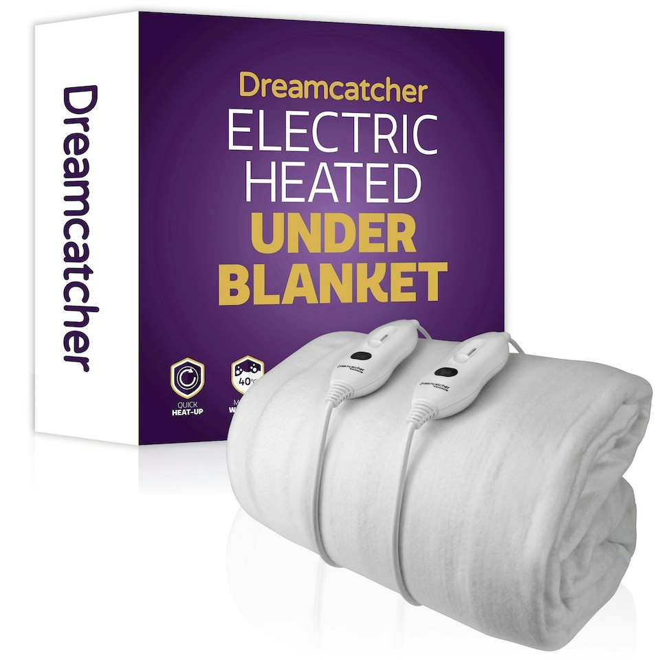 image 1 of Dreamcatcher Super King Electric Under Bed Blanket Fitted Skirt Dual Control