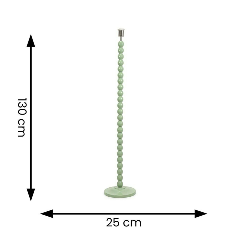 image 1 of ValueLights Bobbles Sage Green Bobbin Floor Lamp Base