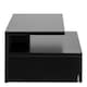 image 3 of Ashlan Bedside Table with 1 Drawer in Black