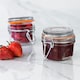 image 5 of Argon Tableware Glass Storage Jars with Heart Labels - 125ml - Clear - Pack of 6