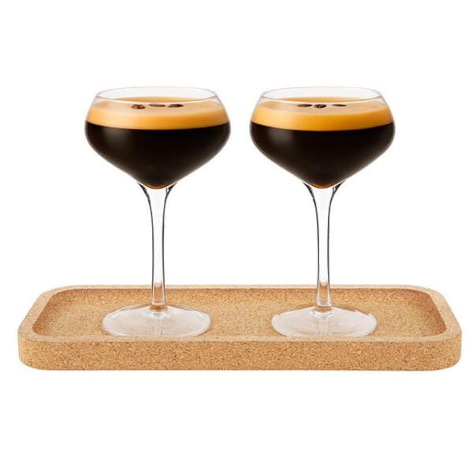 image 1 of Final Touch Set of 2 Espresso Martini Flight Glasses