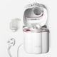 image 2 of Envie Ionic Portable Facial Steamer with LED Spa Light for Women, White