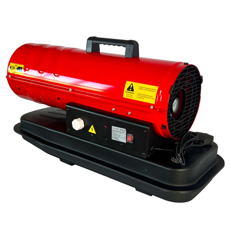 image 1 of 20kW Industrial Portable Diesel Kerosene Workshop Garage Space Fan Heater