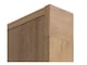 image 8 of Compact Storage Sideboard 4 Door Cabinet Cupboard White Gloss Oak Effect Balder