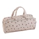 image 2 of Hobby Gift Knitting Storage Bag with Zipped Needle Case, Natural Bees