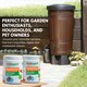 image 7 of Water Butt Kit with Tap, Diverter & Bio Cleaner –  Rainwater Collector for Garden, Balcony & Terrace – Durable Plastic Water Storage Tank White | Water Cleaner