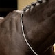 image 5 of LeMieux Rubber Half lined Reins Brown | Pony
