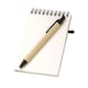 image 3 of MidOcean Sonora Recycled A6 Notepad And Pen - Black/Beige - One Size
