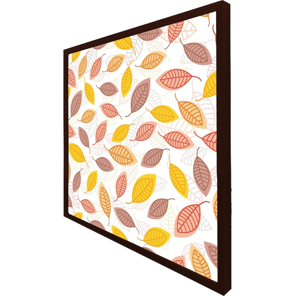 image 1 of Small autumn leaves (Picture Frame) Black | XS