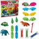 image 3 of Make Your Own Dino Would 16 Piece Dough Set