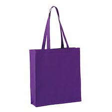 Nutshell Premium Canvas Tote Bag | Purple | Purple | 1
