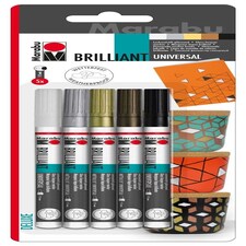 Marabu - Brilliant Painter Assortment Caligraphy Deluxe (5 x 1 Multi