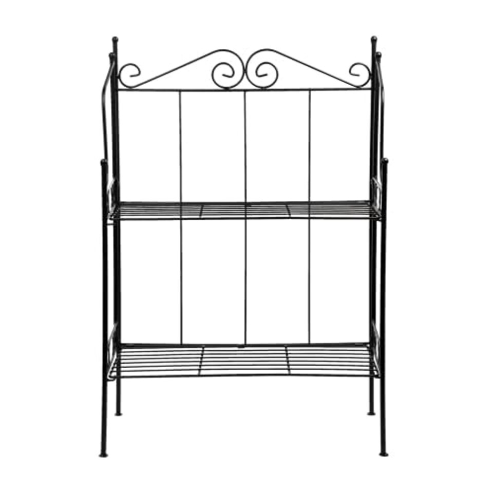 image 1 of Small Folding Metal Etagere Unit Multi