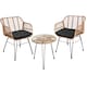 image 1 of Garden Table and Chairs Molfetta - 2 person bistro set, weather and UV-resistant | Cream | nature | 64,50 x 58 x 86,50 cm | 1