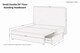image 5 of Sloomy Manhattan Mustard Plush Divan Bed Base 4 Drawers With 54 Inch Floor Standing Headboard | Gold | Mustard | Small Double | 1